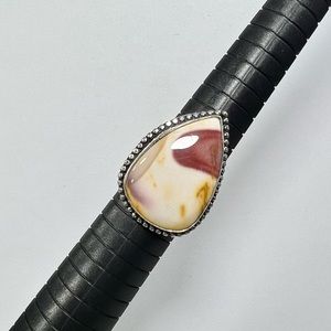 Mookaite 925 Gemstone Ring size 9.25